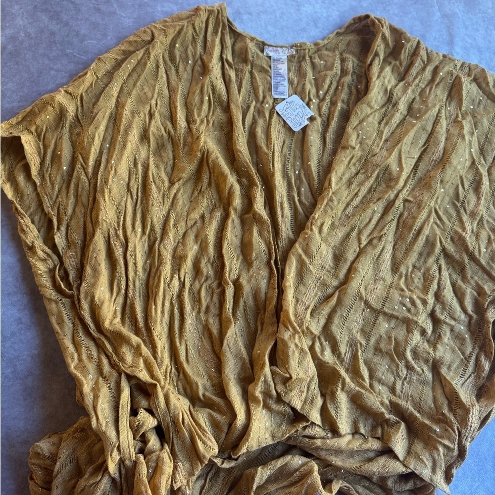 Free People Sequin Day Dream Kimono, new with tag. - Picture 1 of 8